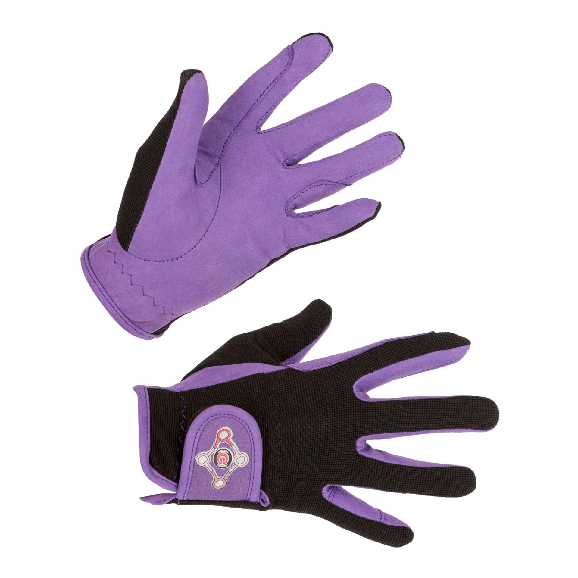 Covalliero Reithandschuh Lilli - black / purple