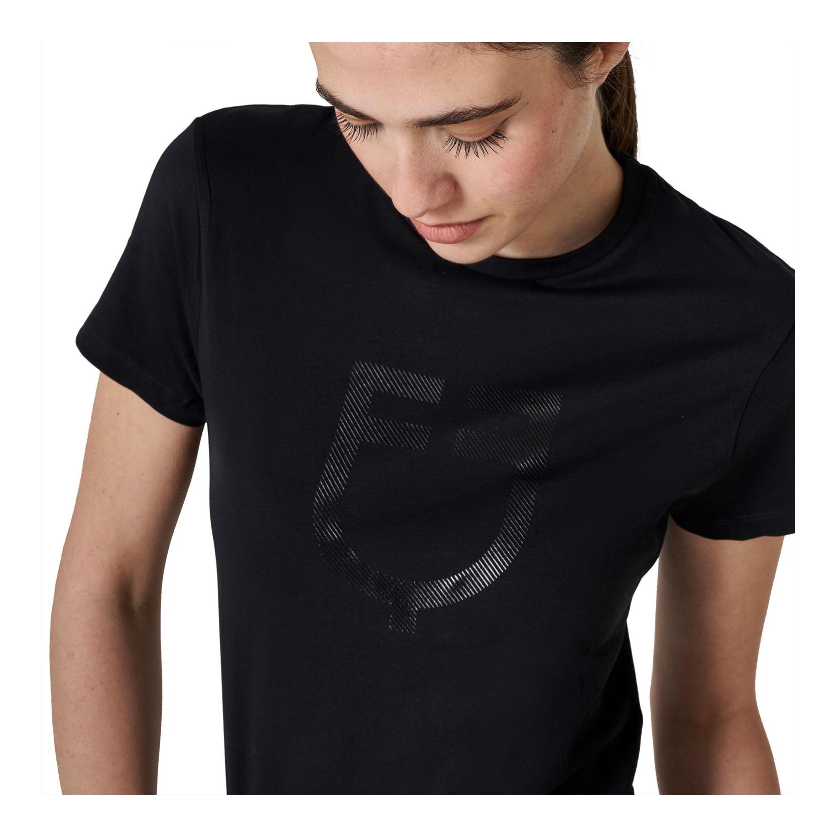Equestro T-Shirt glossy Logo Damen