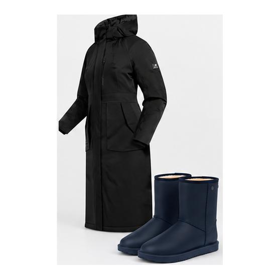 Waldhausen Winterreitmantel Opal und Bootie Rainless