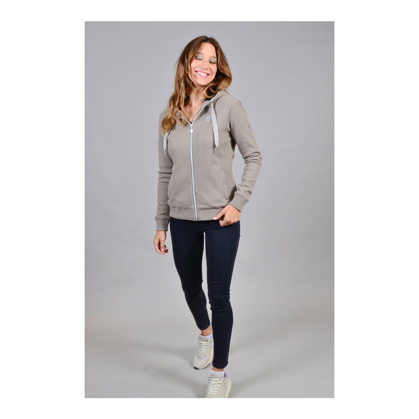 Sweat à capuche Swai Femme – taupe