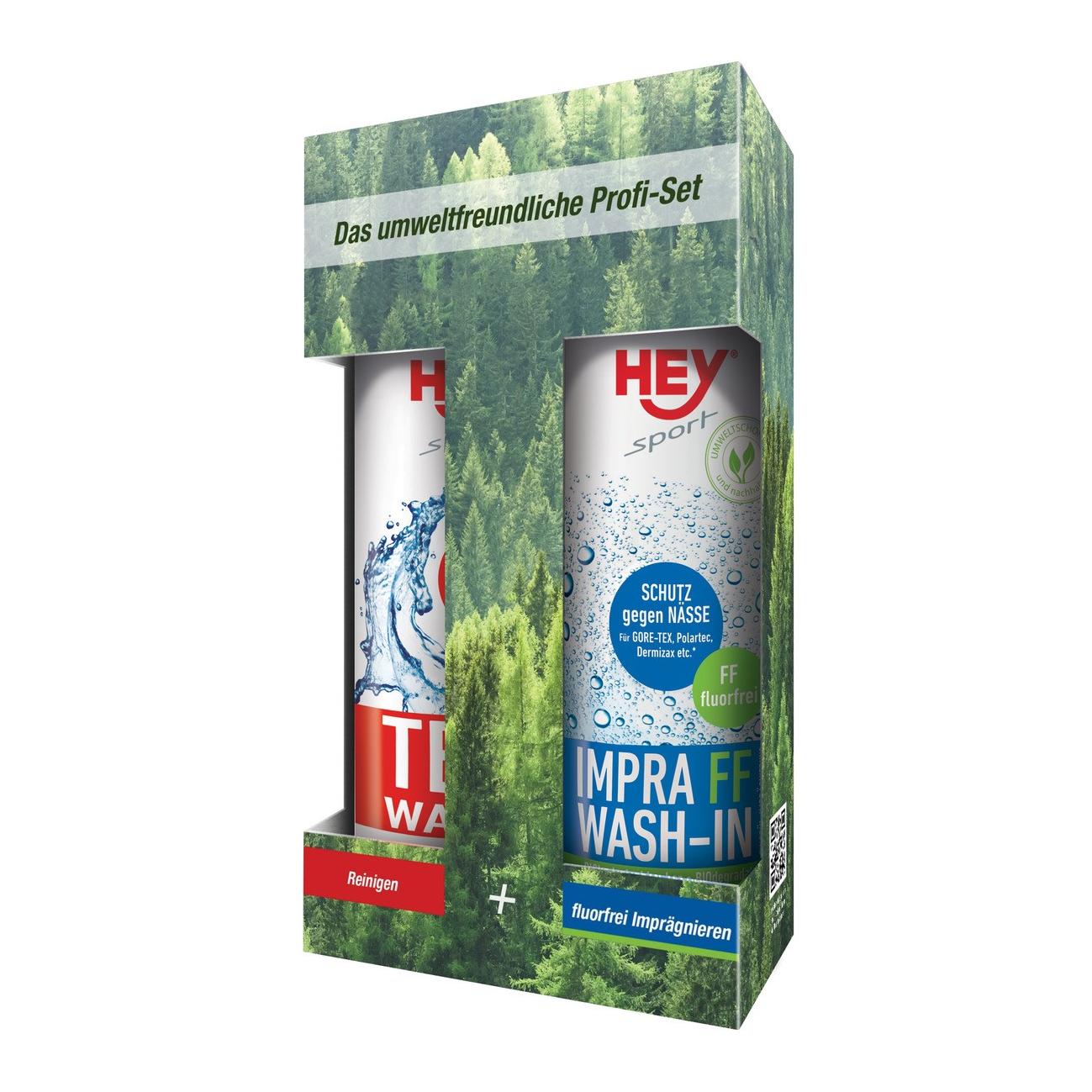 Hey Sport Hey Sport Tex Wash & Impra FF Wash in Set 2 x 250ml