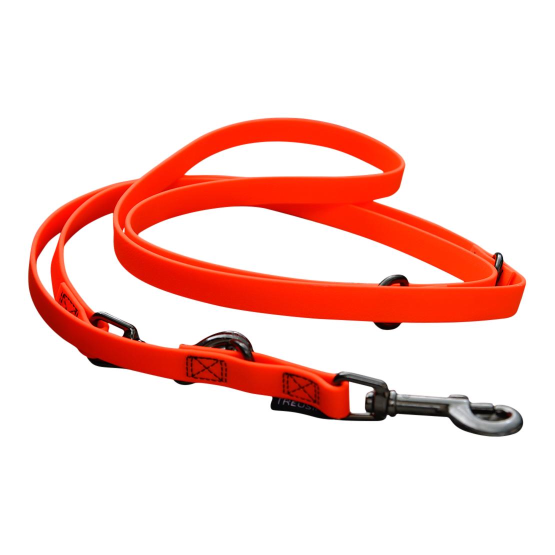 Treusinn. Laisse pour chien Biothane STAY réglable, 2m