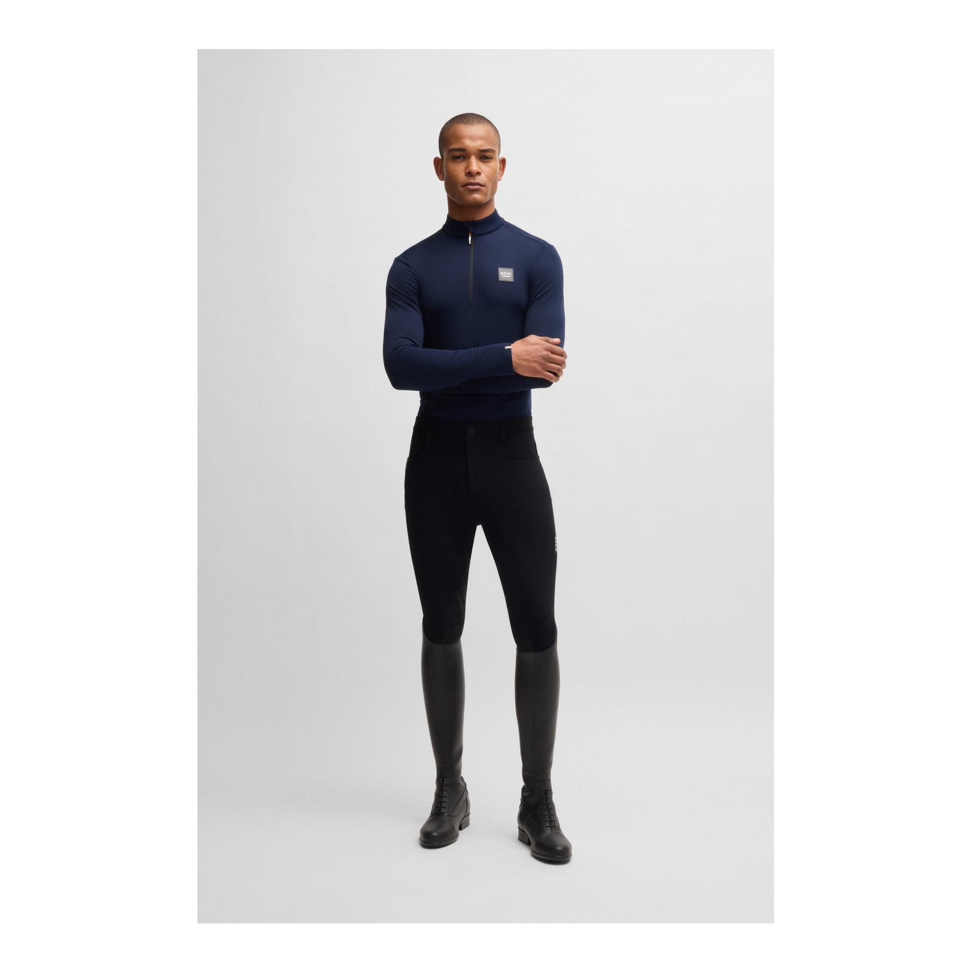 BOSS Equestrian Culotte d'équitation James avec renfort aux genoux