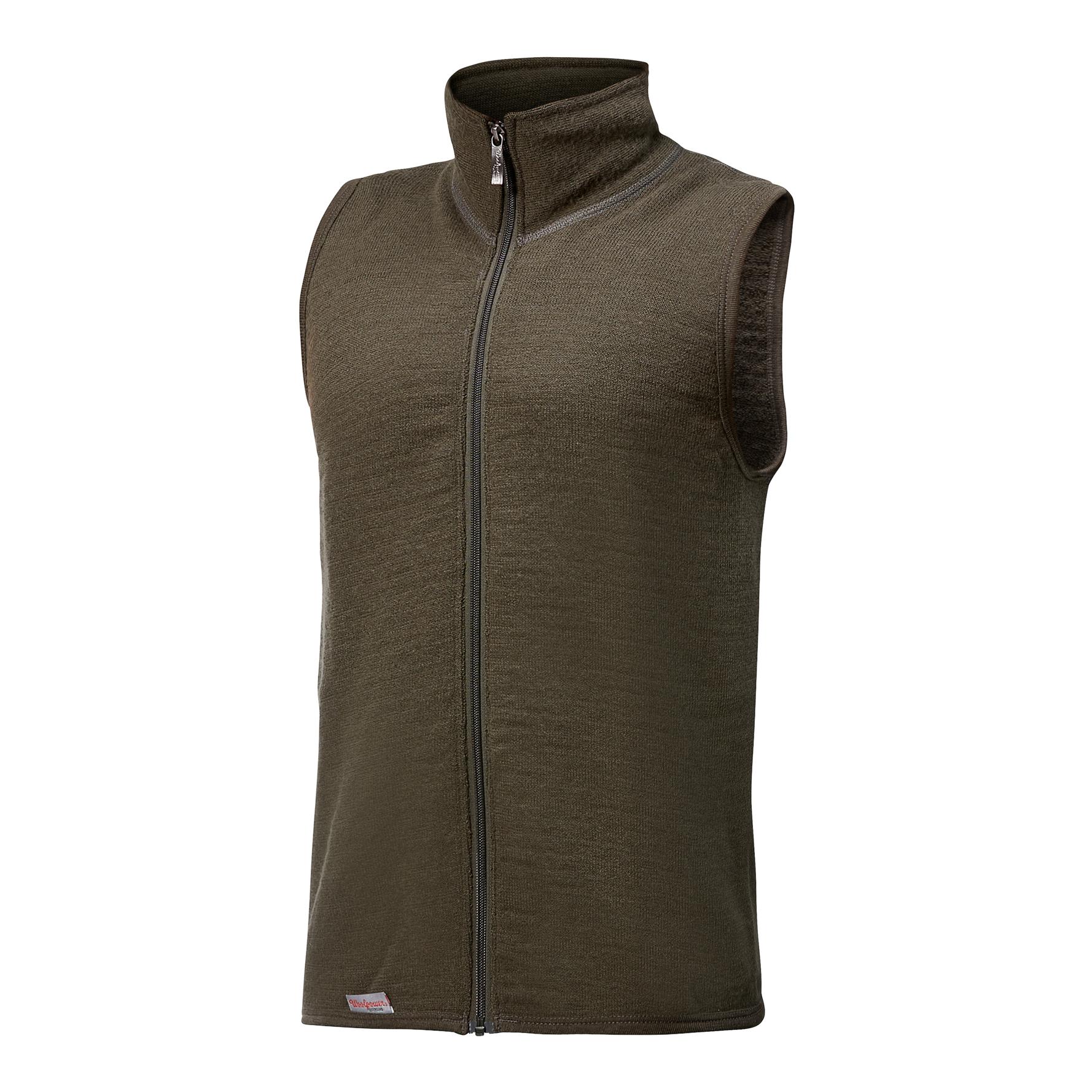 Woolpower Full Zip Vest 400 - Funktionsbekleidung Pine Green