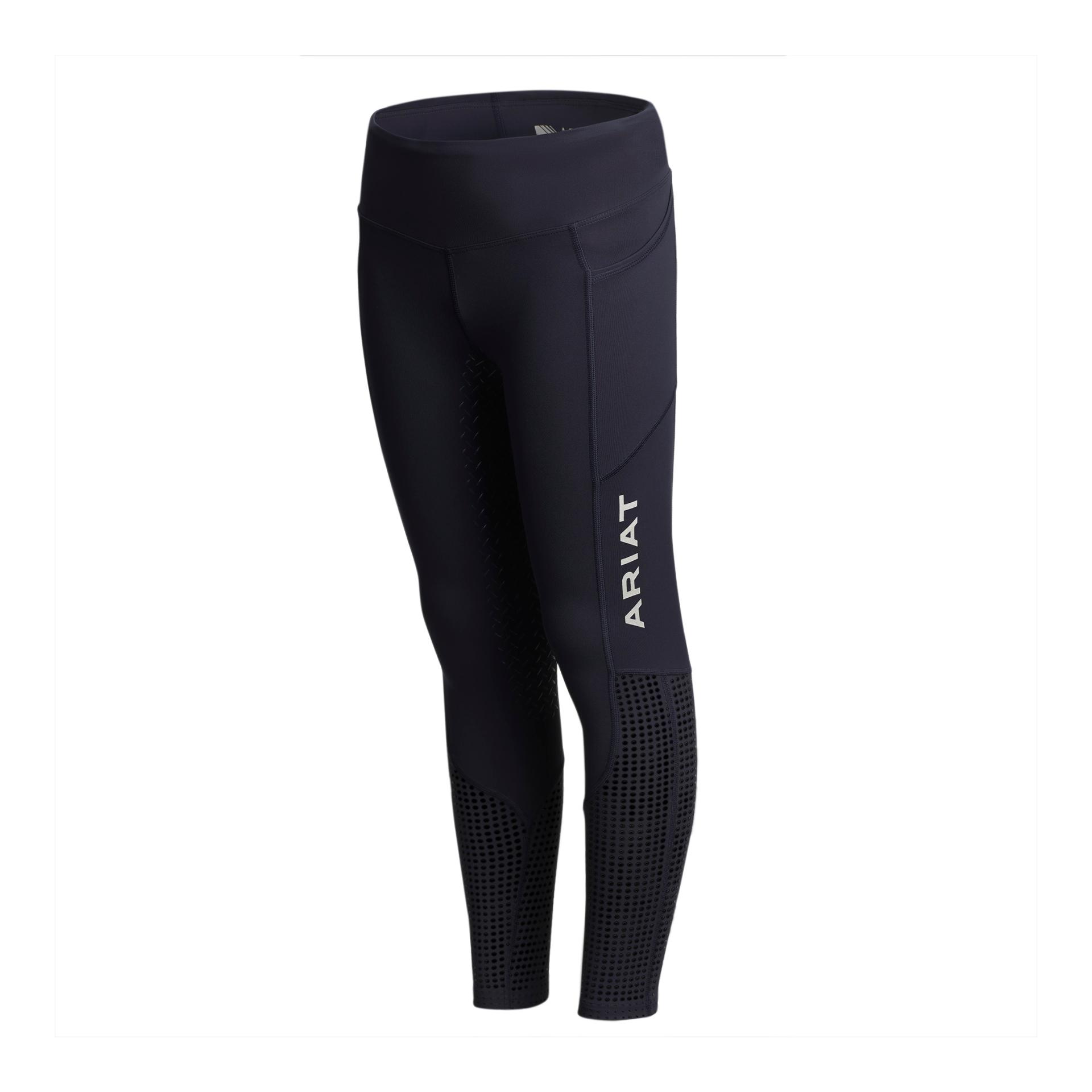 Ariat Legging d'équitation EOS à fond intégral pour enfants - bleu marine