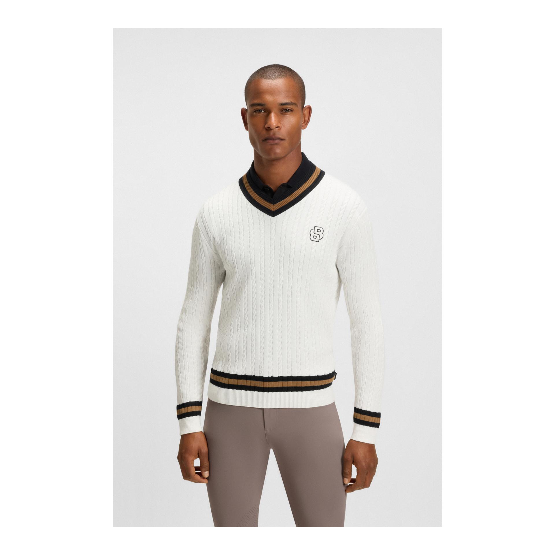 BOSS Equestrian Strickpullover Jan  Cable Herren