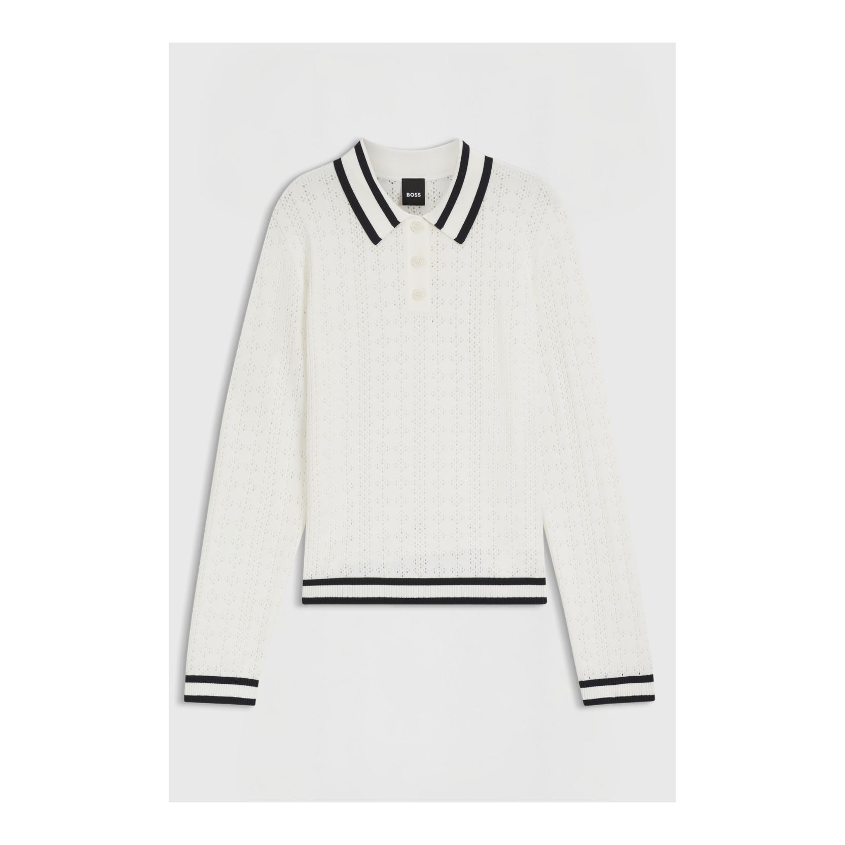 BOSS Equestrian Strick Polo Pam Ajor Damen