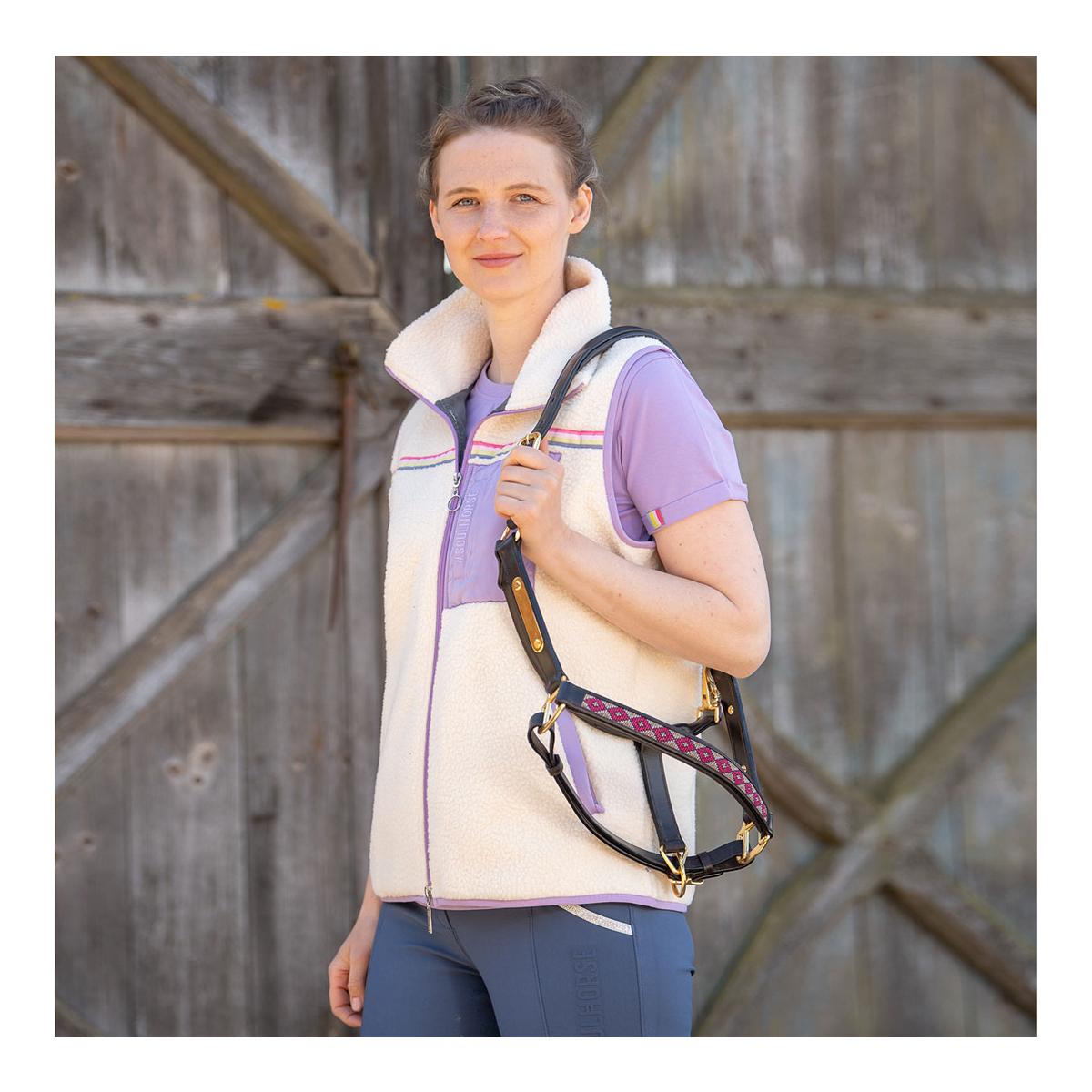 Soulhorse Teddyfleece Weste Rainbow Unicorn