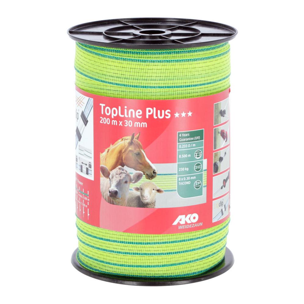 AKO Ruban de clôture TopLine Plus, gelb/grün
