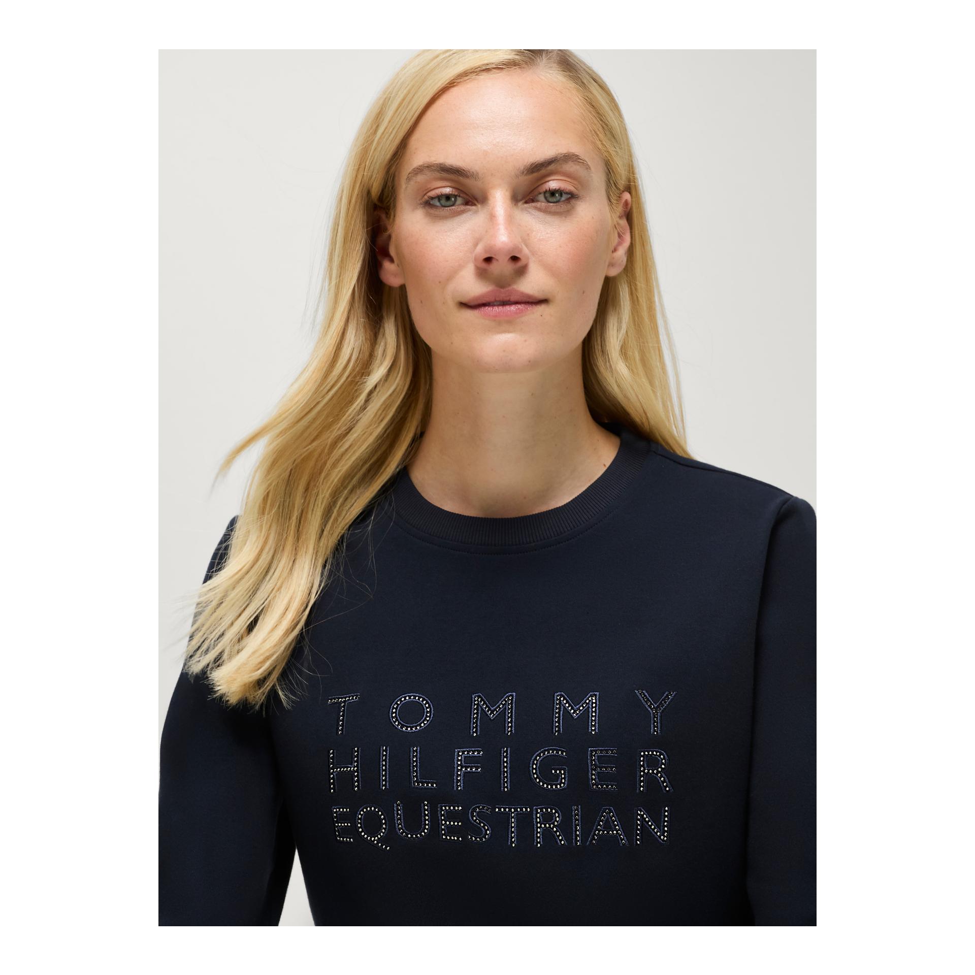 Tommy Hilfiger Equestrian Sweat-shirt à strass Belair pour femme