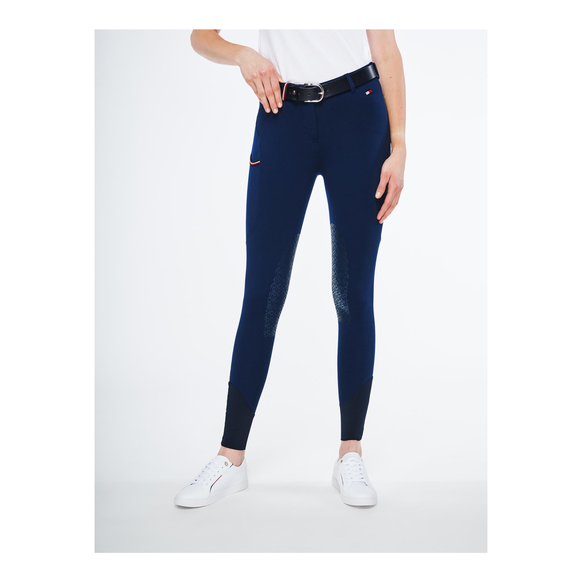 Tommy Hilfiger Equestrian Reithose Performance Kniegrip Damen Desert Sky