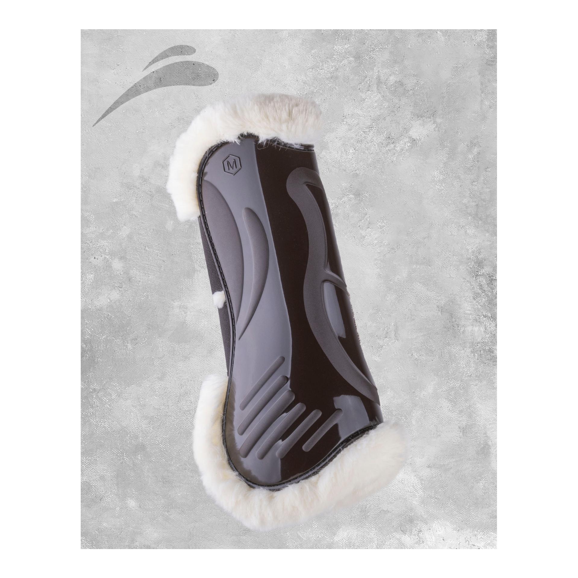 eQuick Guêtres VIBE antérieurs à velcro Fluffy (mouton)