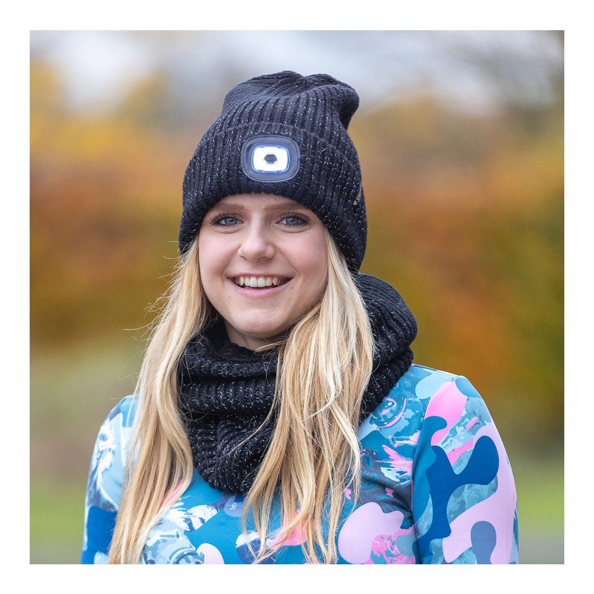 Soulhorse XL Beanie “Reflex & Light” mit LED