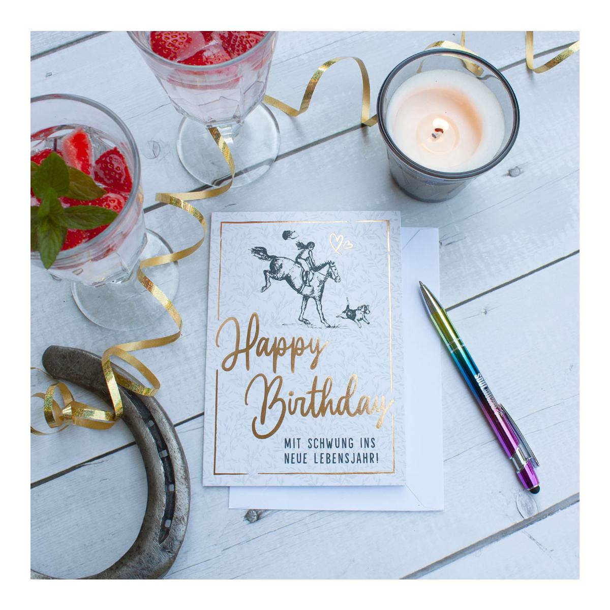 Soulhorse Carte de vœux « Happy Birthday »