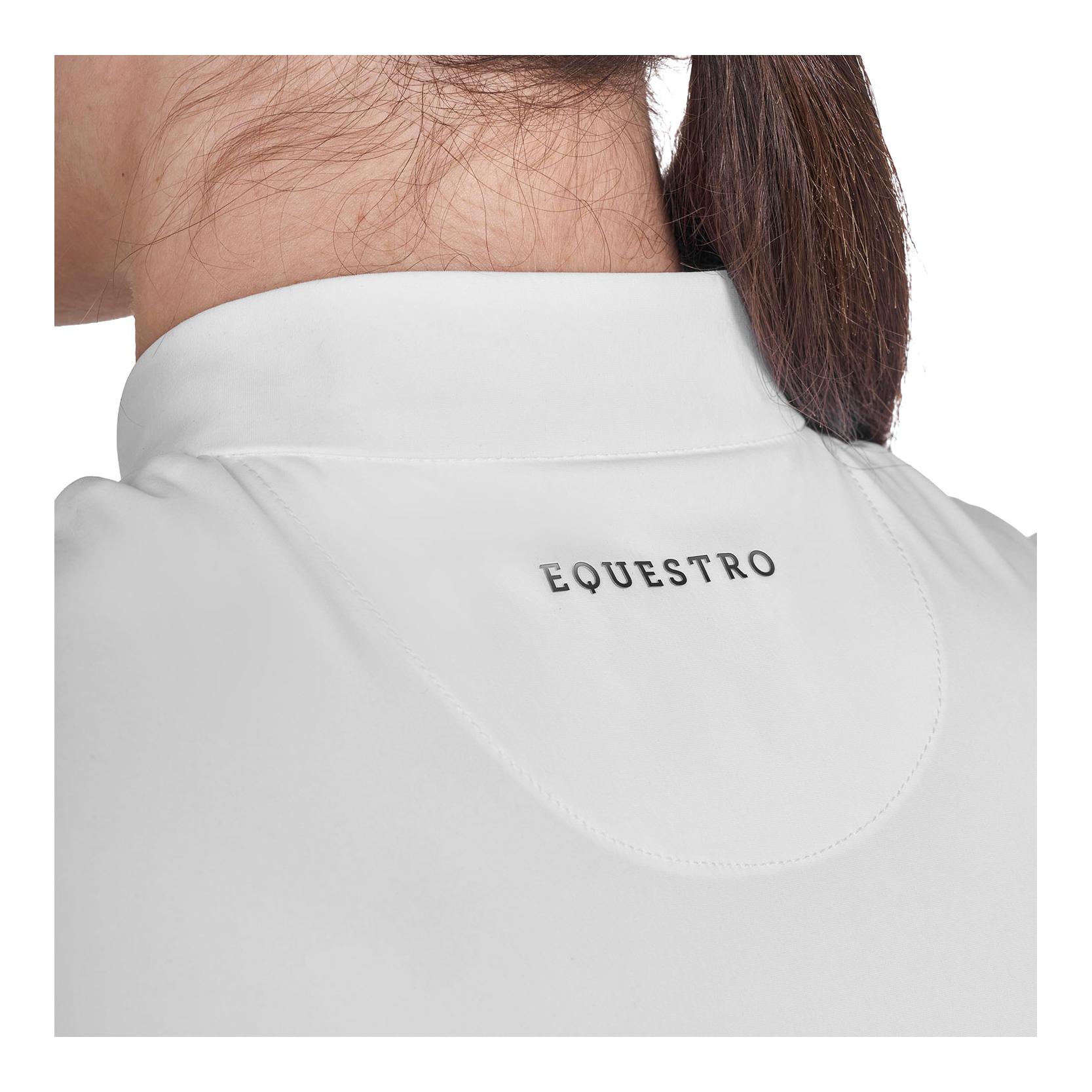 Equestro T-shirt d'entraînement perforé à manches courtes pour femme