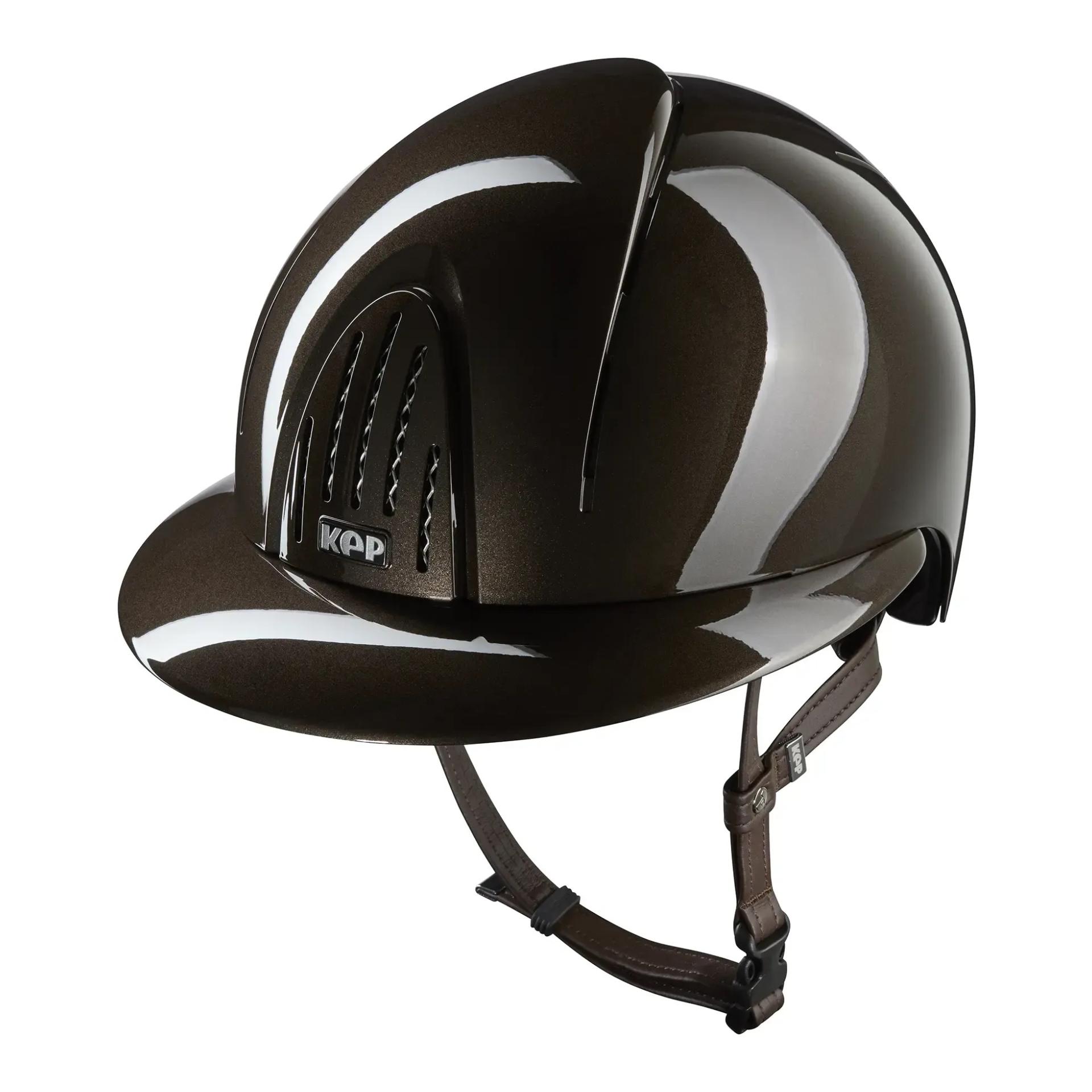 KEP Casque d'équitation Smart Nova Polo visière - brillant