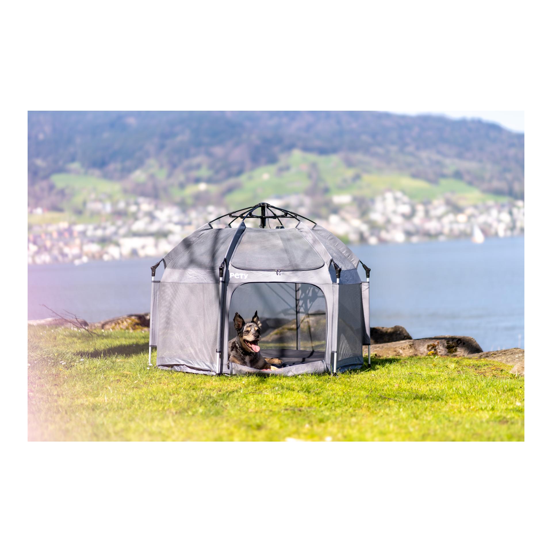 Pety Parc pour bébé grand format avec tapis de sol et toit