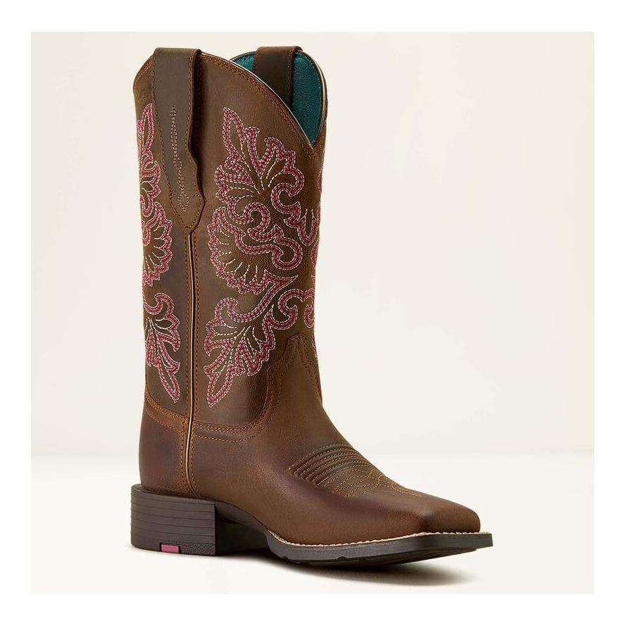 Ariat Westernstiefel Round Up StretchFit Wide Square Toe Damen