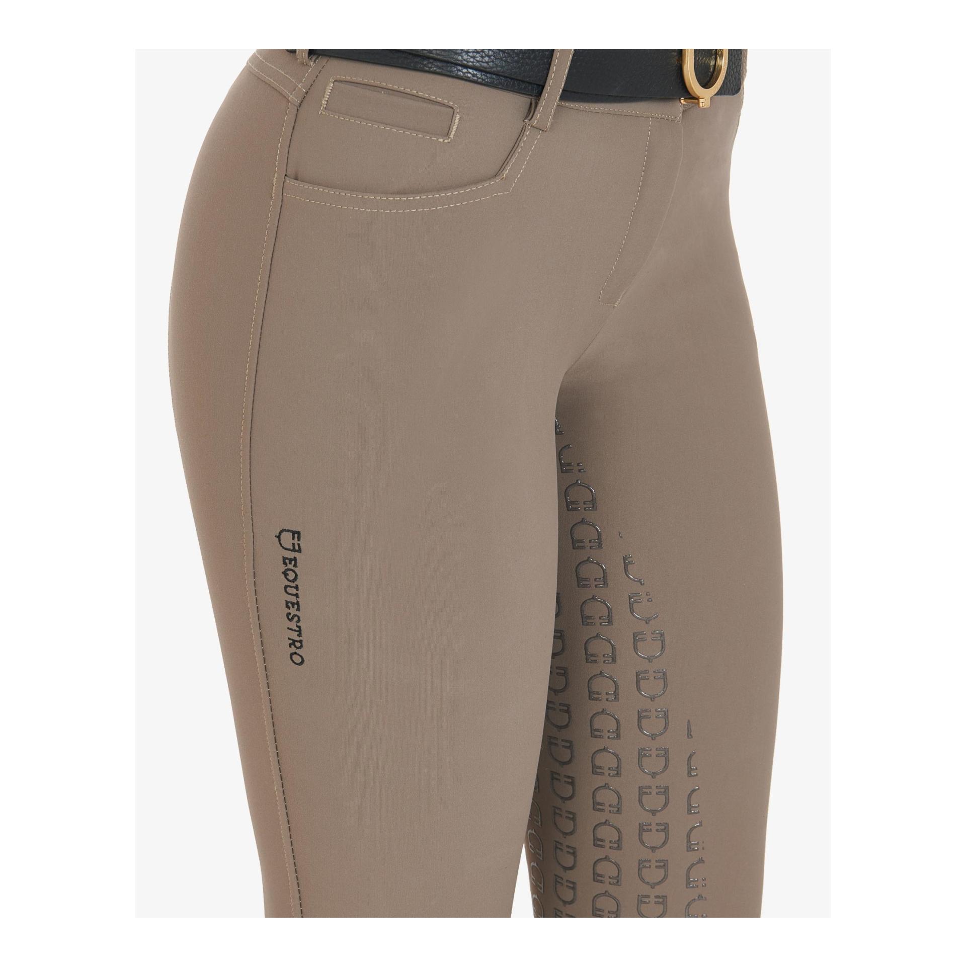 Equestro Pantalon d'équitation Aria Slim Fit pleine griffe femme