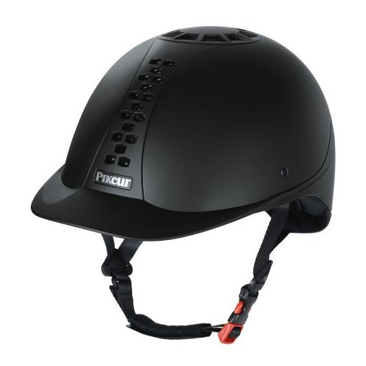 Pikeur Casque d’équitation Pro Safe Classic – noir/noir