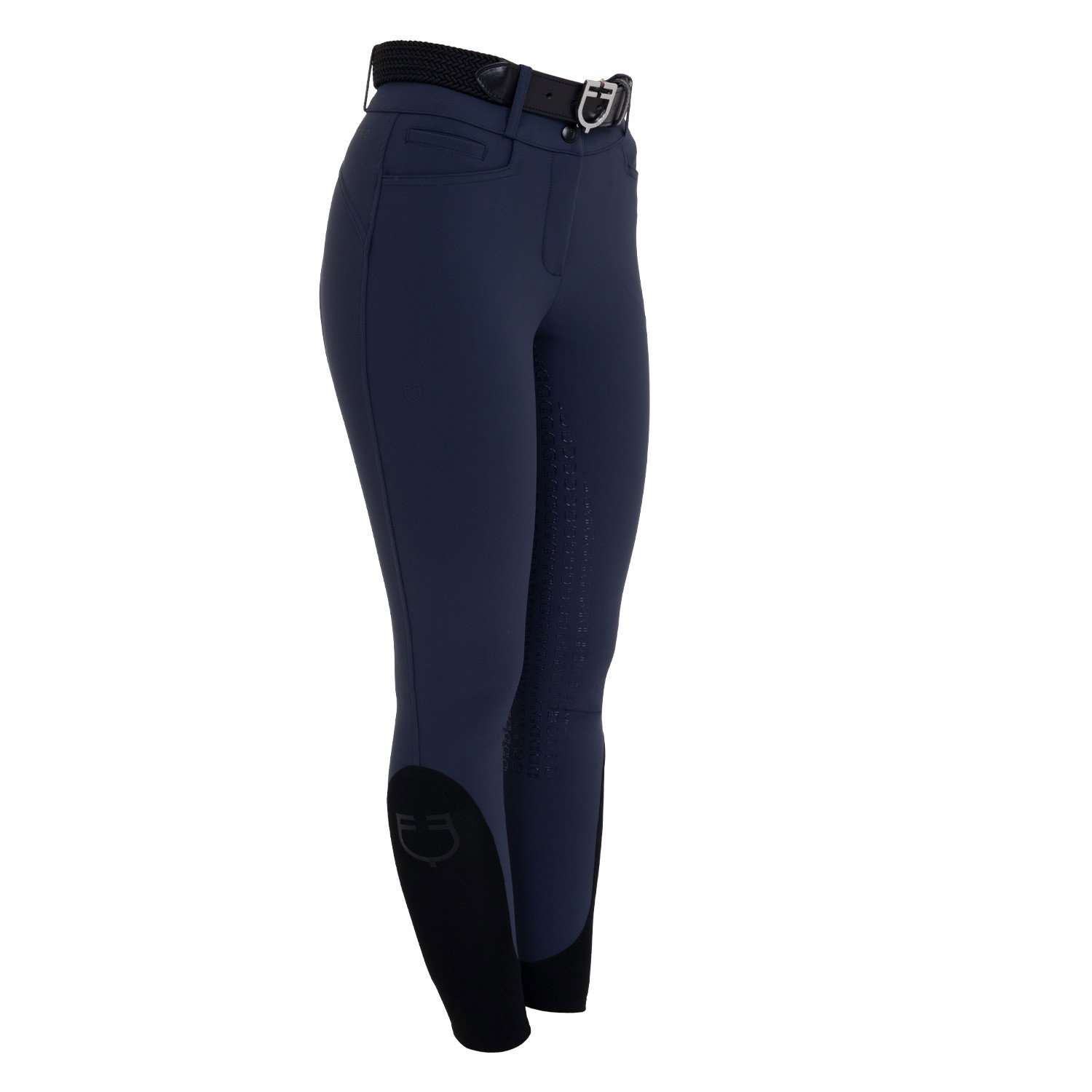 Equestro Pantalon d'équitation taille haute fond intégral femme