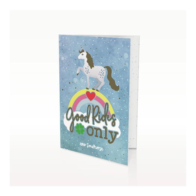 Soulhorse Grußkarte "Good Rides Only"