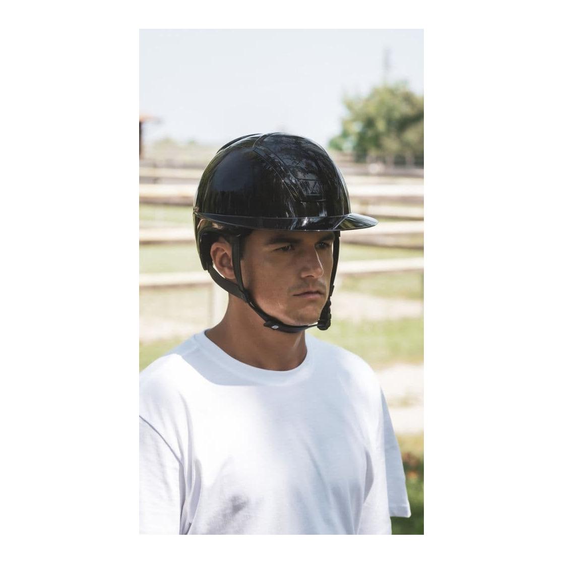 KASK Reithelm Nemesi Shine WP - schwarzer Kinnriemen