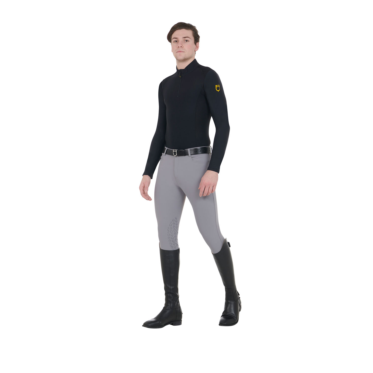 Equestro Reithose Caspar Kniebesatz Herren