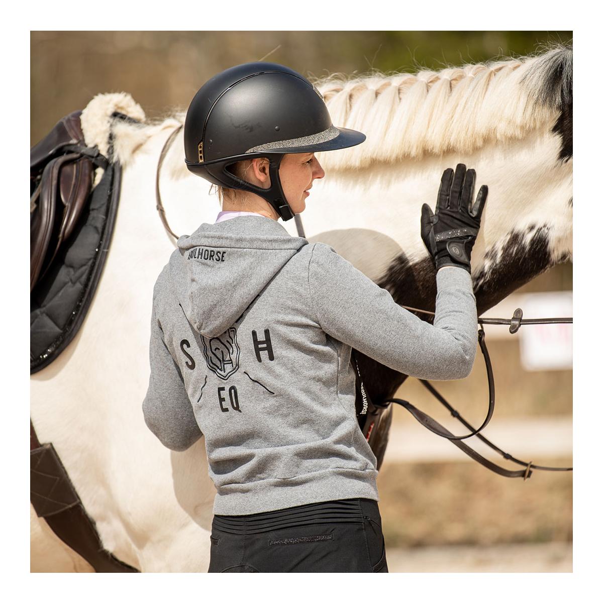 Veste à capuche zippée "Cozy Grey