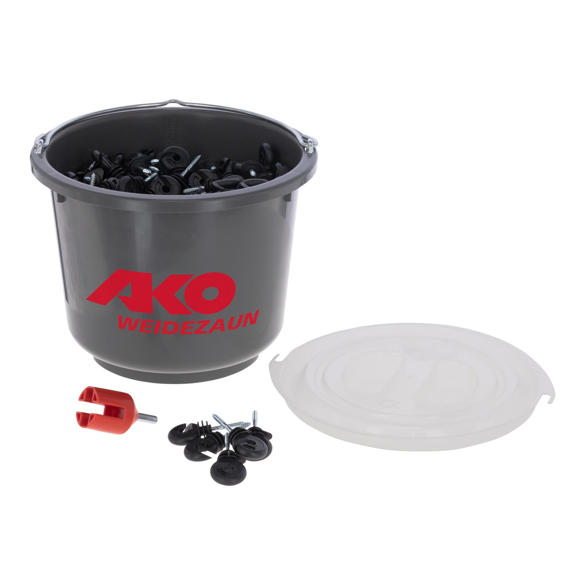 AKO Seau d'isolateur annulaire avec vis, 250 pcs.