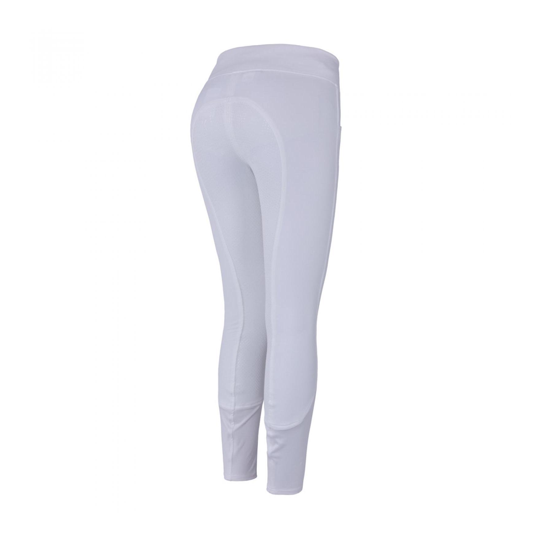 Kingsland Legging d’équitation KLKatja Classic à fond intégral pour femmes - blanc