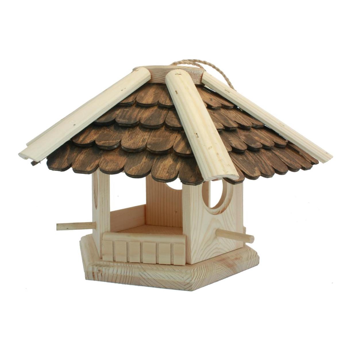 Hauptner Vogelhaus Pavillon mit Schindeldach - Fichte