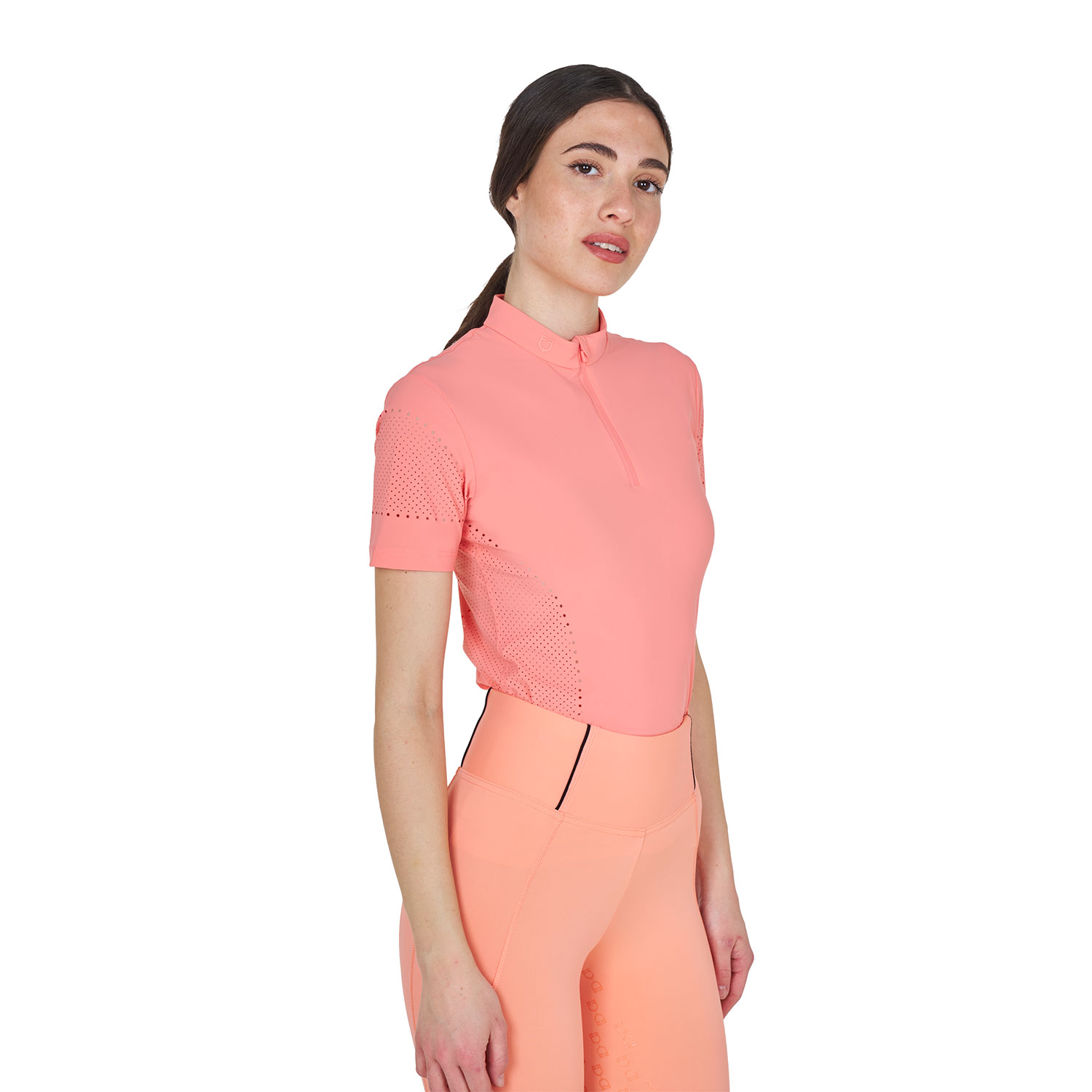 Equestro Trainingsshirt perforiert Kurzarm Damen