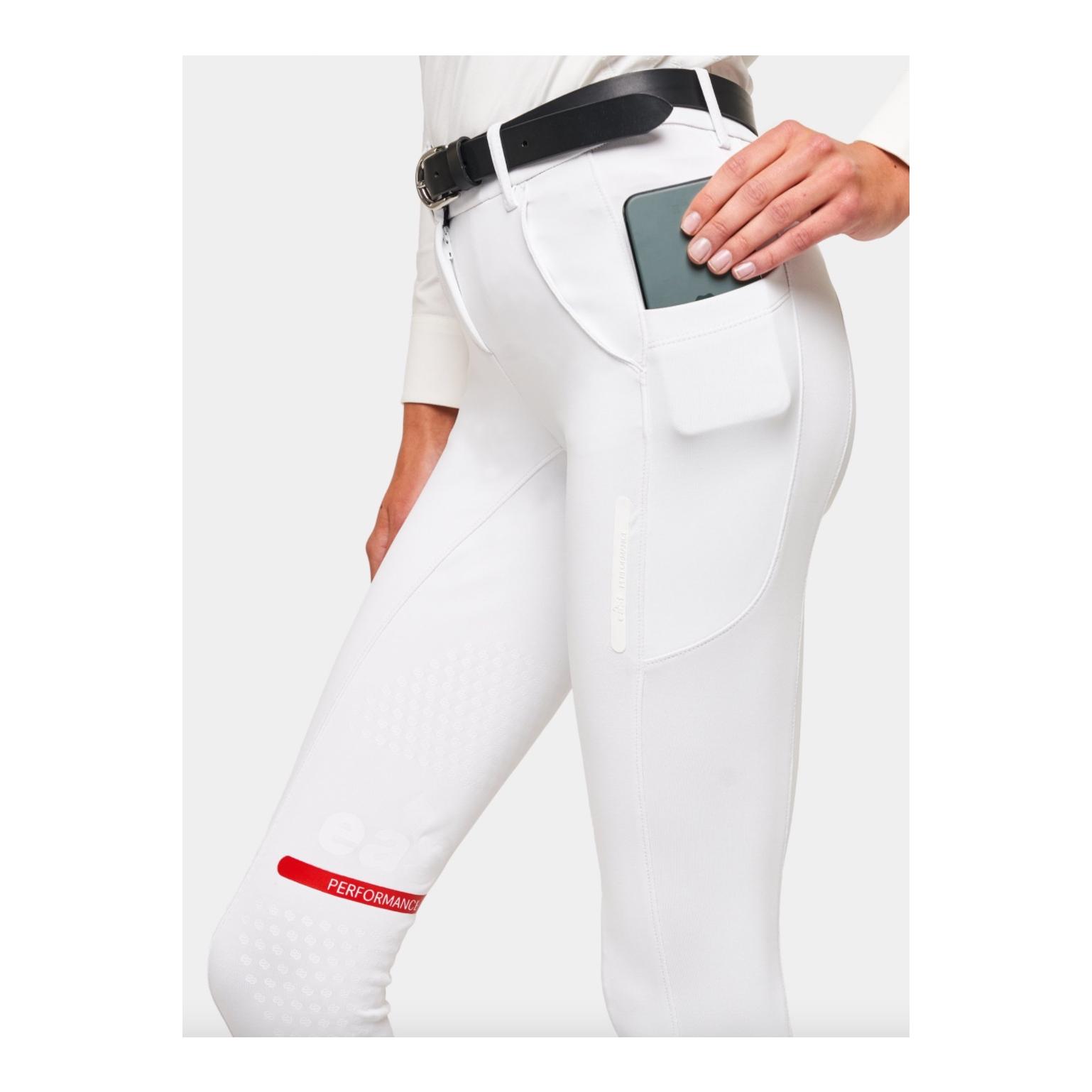 ea.St Professional Reithose R2 Performance Jumping Kniegrip Damen - weiss