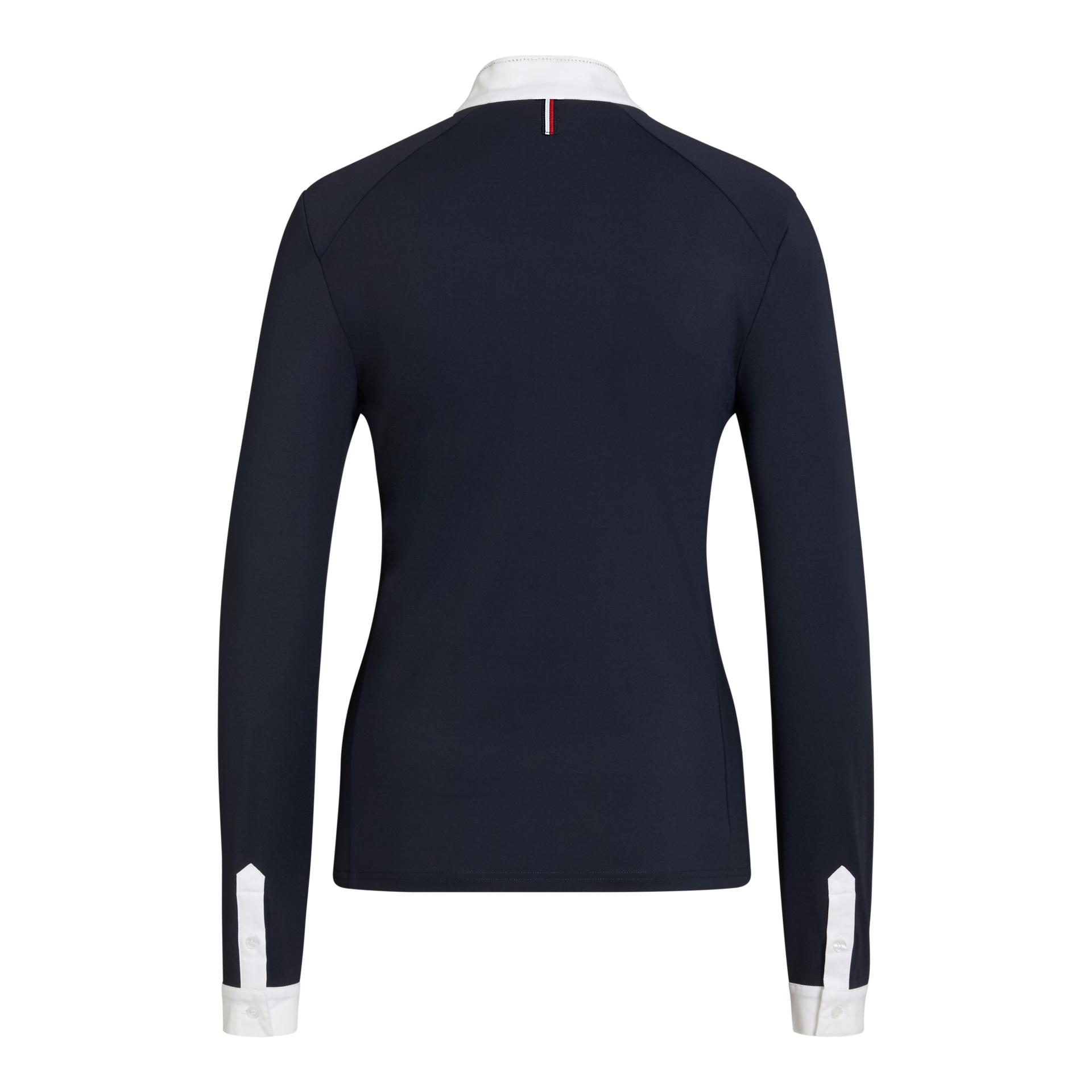Tommy Hilfiger Equestrian Turniershirt Taylor Langarm Strass Damen