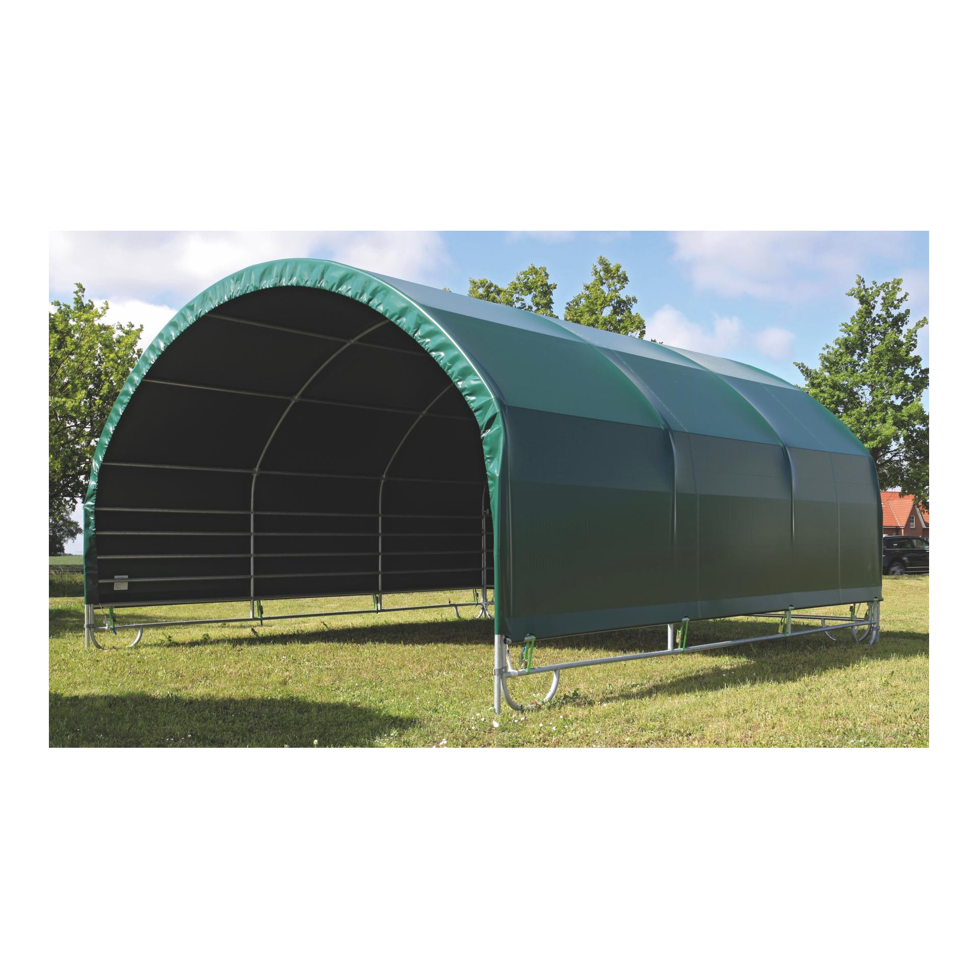 Coverall Abri de pâturage mobile avec longue bâche de toit