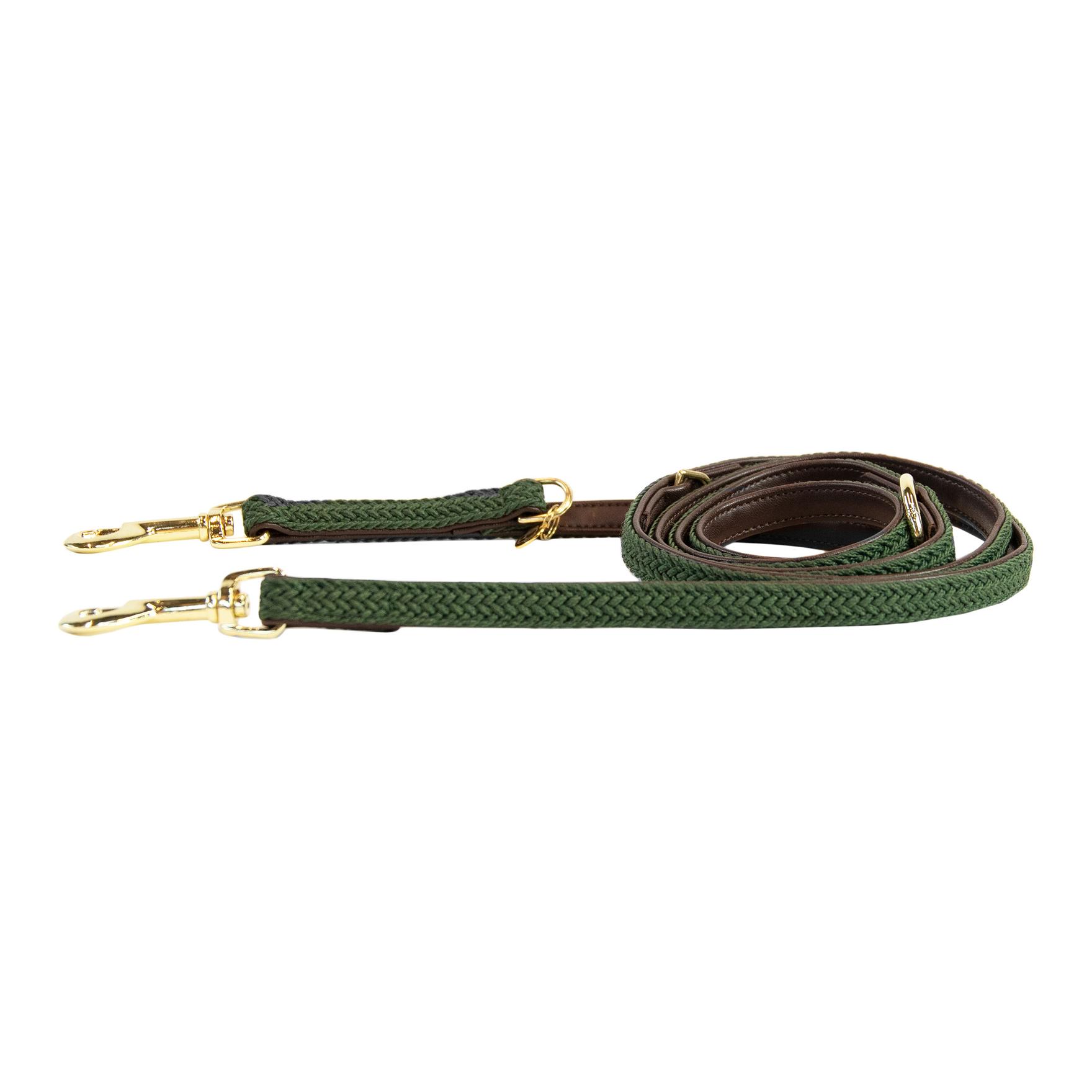 Kentucky Dogwear Hundeleine Nylon geflochten - olive green