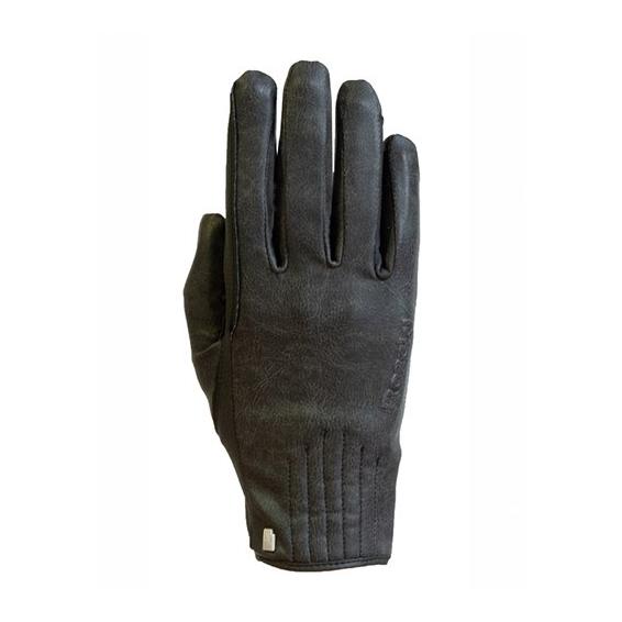 Roeckl Reithandschuhe Wels - schwarz/stonewashed