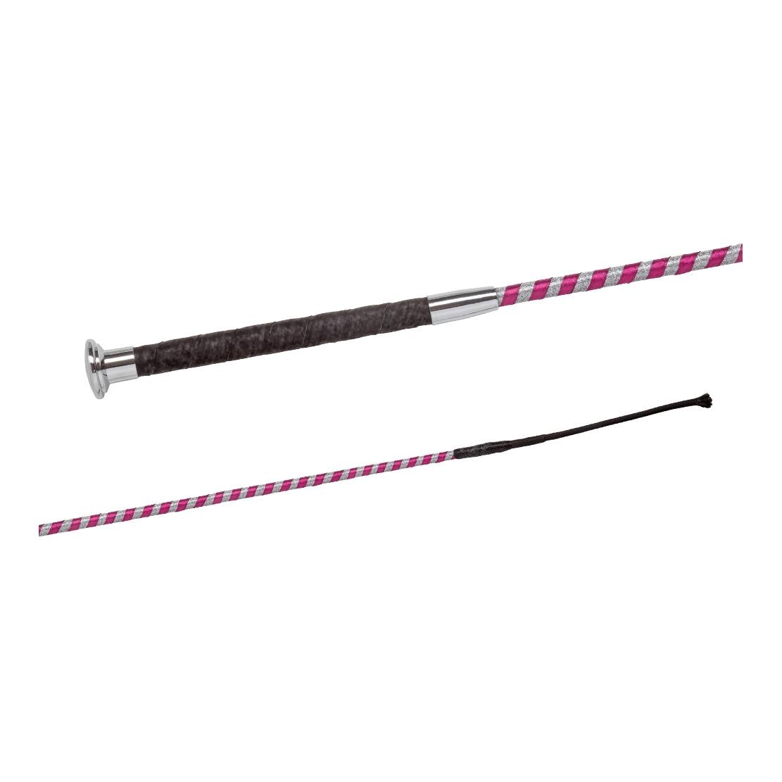 Fleck Dressurgerte Satin-Glitter - pink