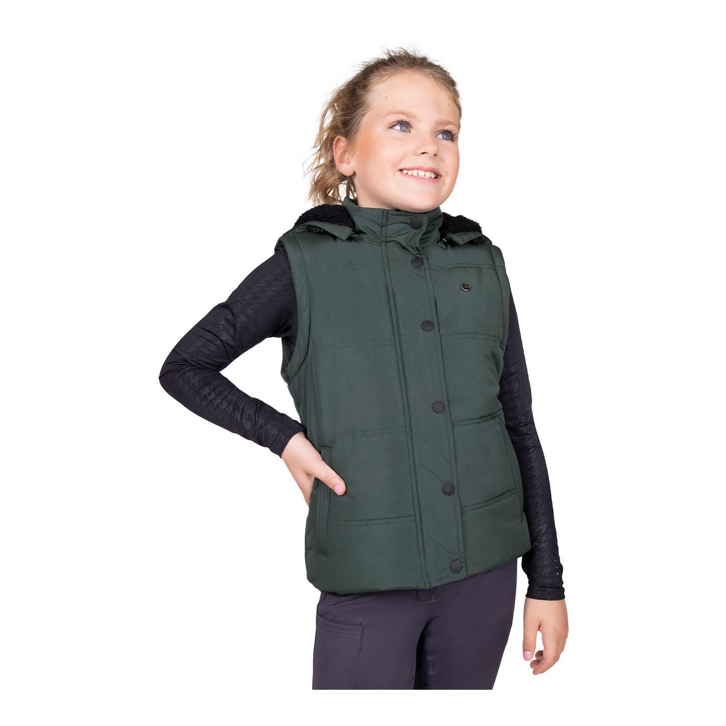 QHP Winterjacke Rayah Junior mit abnehmbaren Ärmeln