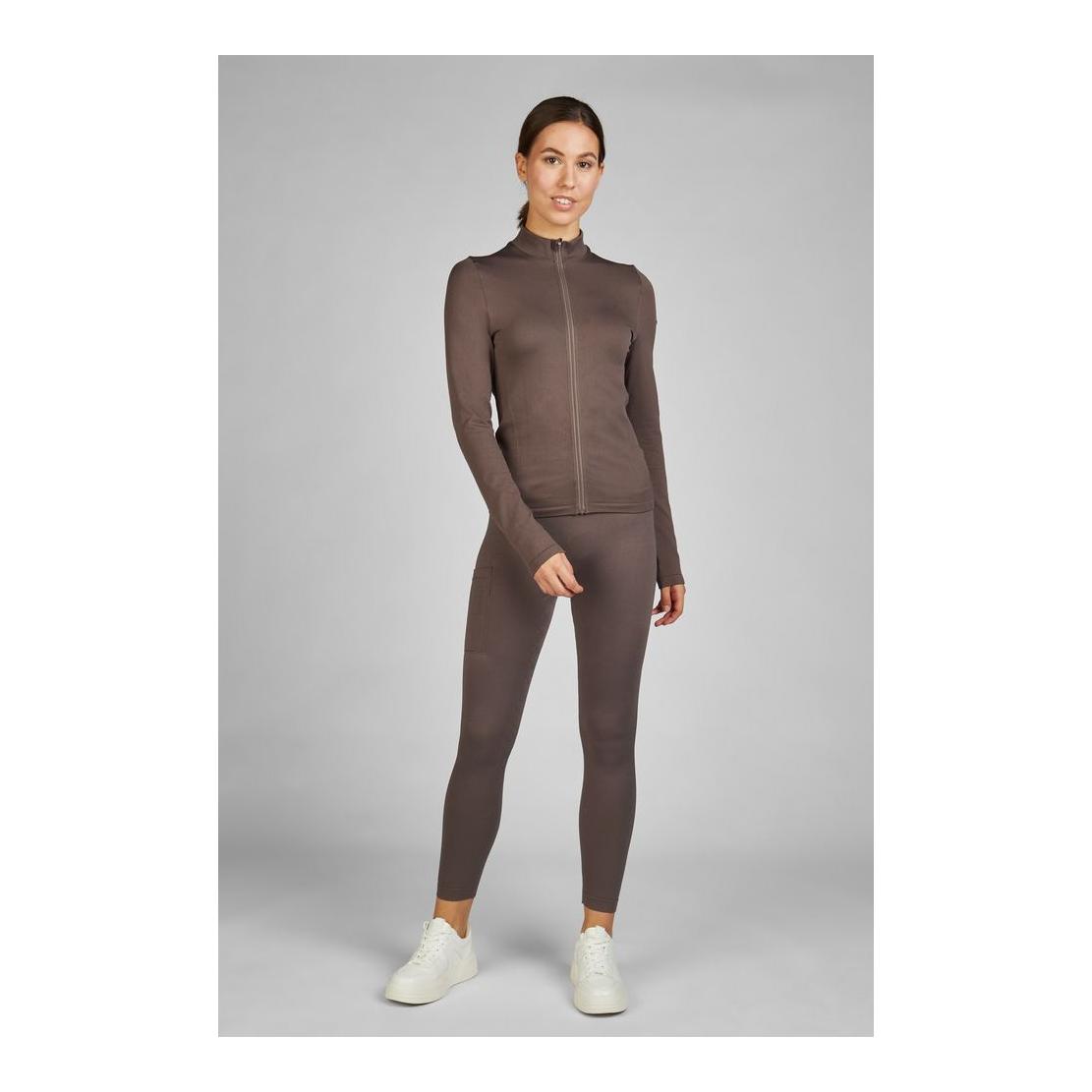 Eskadron Maillot d'entraînement Zip Seamless femme