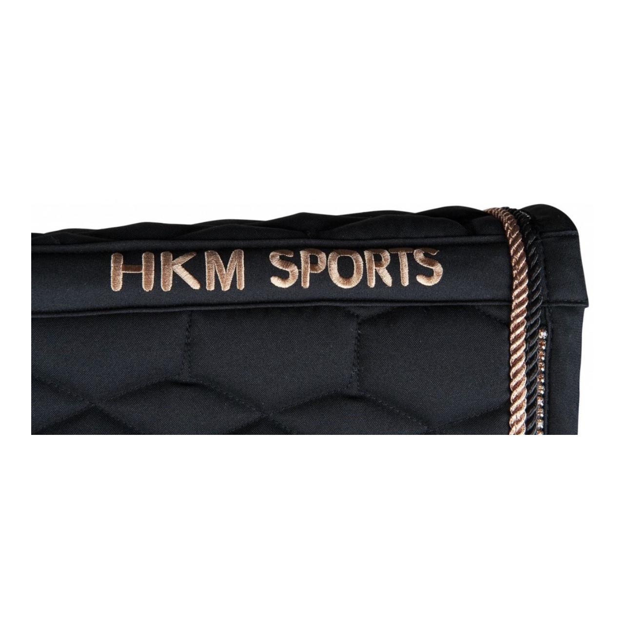 HKM Schabracke Glamour Style - schwarz/roségold