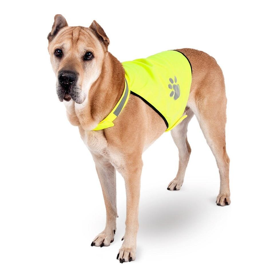TRIXIE Gilet de sécurité Night Walk pour chiens - jaune