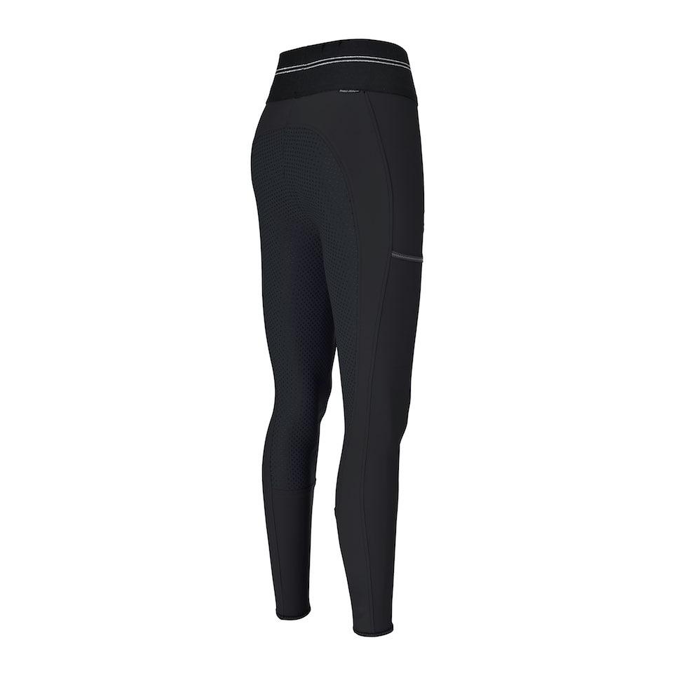 Pikeur Leggings d'équitation pour dame Athleisure Gia avec garniture grip intégrale - noir