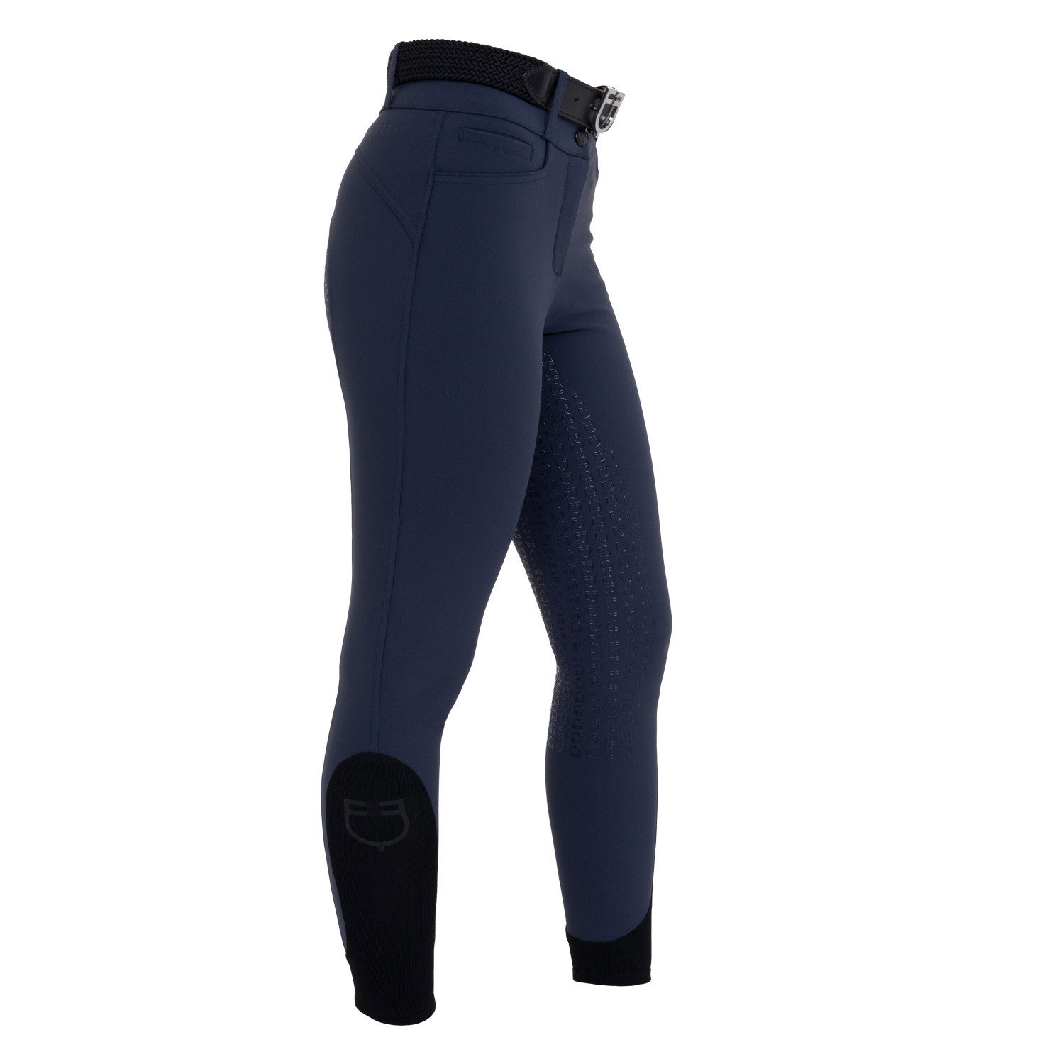Equestro Pantalon d'équitation taille haute fond intégral femme