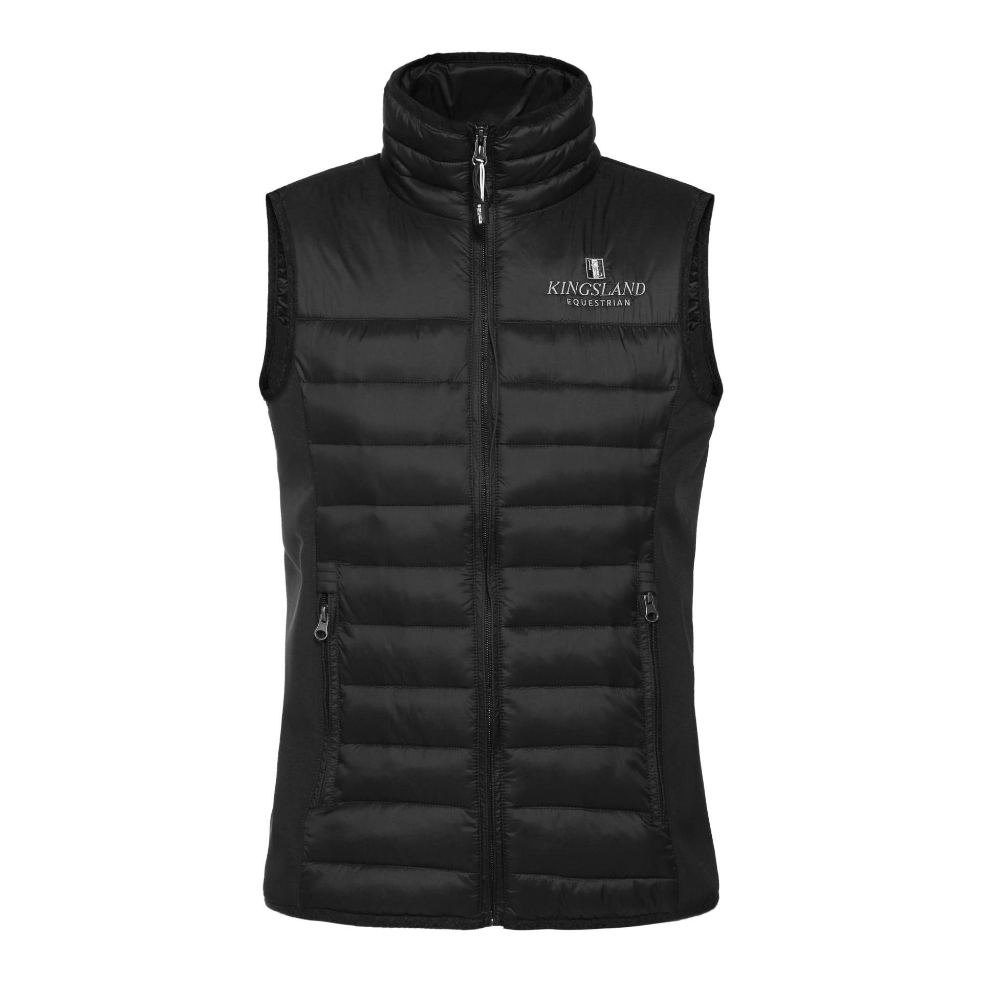 Kingsland Gilet matelassé Classic unisexe - noir