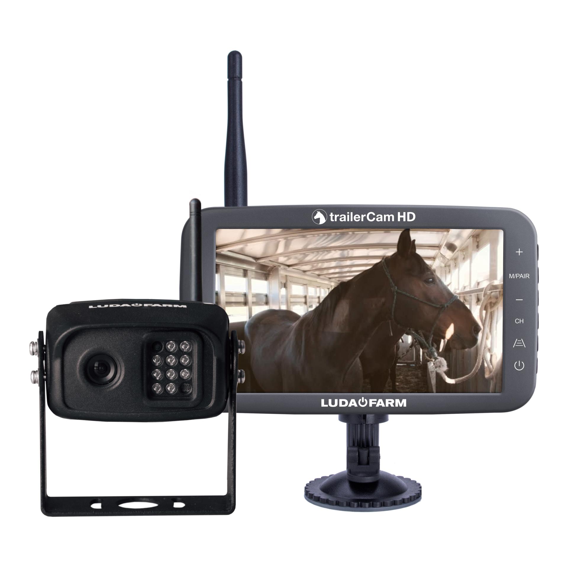 LudaFarm TrailerCam HD Profi Système de caméra pour van pour chevaux