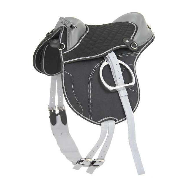 Waldhausen Reitkissen für Kids - schwarz/grau