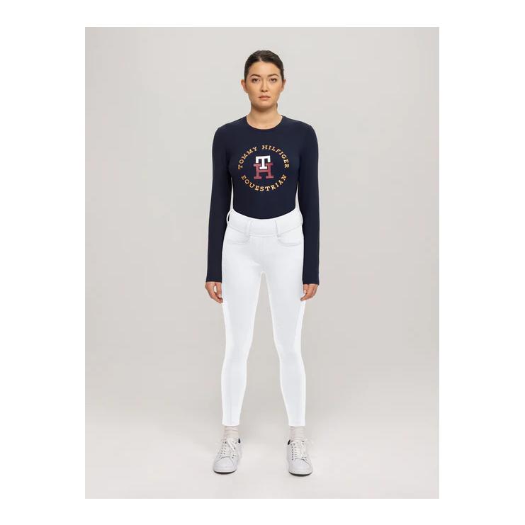 Tommy Hilfiger Equestrian Pantalon d'équitation Vermont avec fond pour femmes