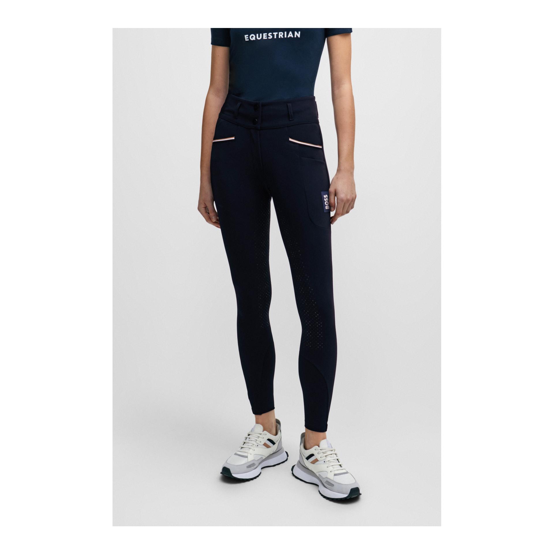 BOSS Equestrian Reithose Hailey Sommer Vollbesatz High Waist Damen